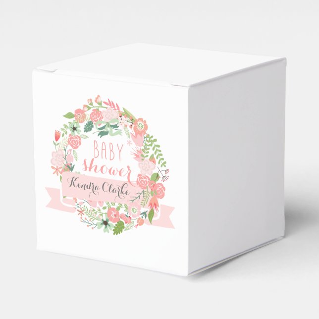 BALLOTINS JOLIE FLORAL WREATT BABY SHOWER BALLOTIN (Verso)