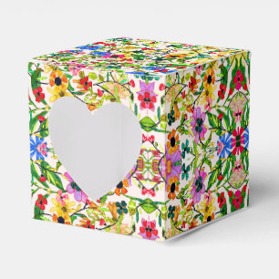 Ballotins Jolies fleurs printanières colorées florales
