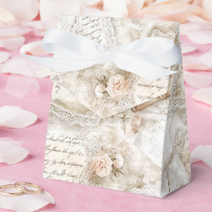 Ballotins Jolies Lettres d'Amour Crème Ivoire Romantiques