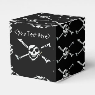 Ballotins Jolly roger Pirate Motif Cube Ballotin
