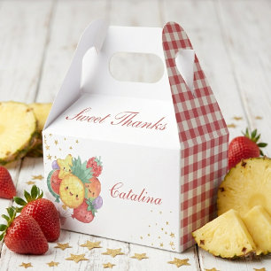 Ballotins Joyeux Anniversaire aux Fruits Fête Tropicale po