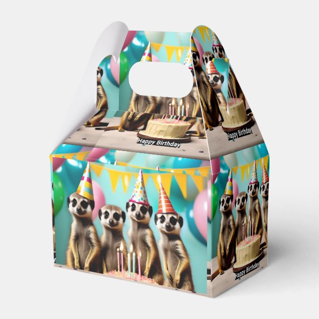 Ballotins Joyeux anniversaire de Meerkat, (Verso)
