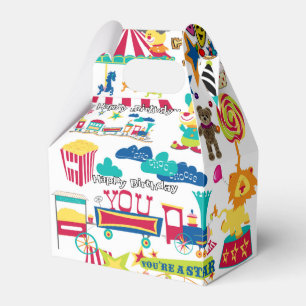 Ballotins Joyeux anniversaire Gable Ballotin Carnival Circus