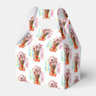 Ballotins Joyeux anniversaire Gable Ballotin fraise