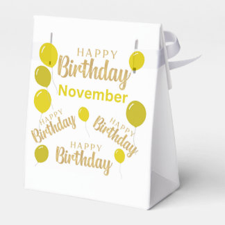 Ballotins Joyeux anniversaire Novembre anniversaires Balloti