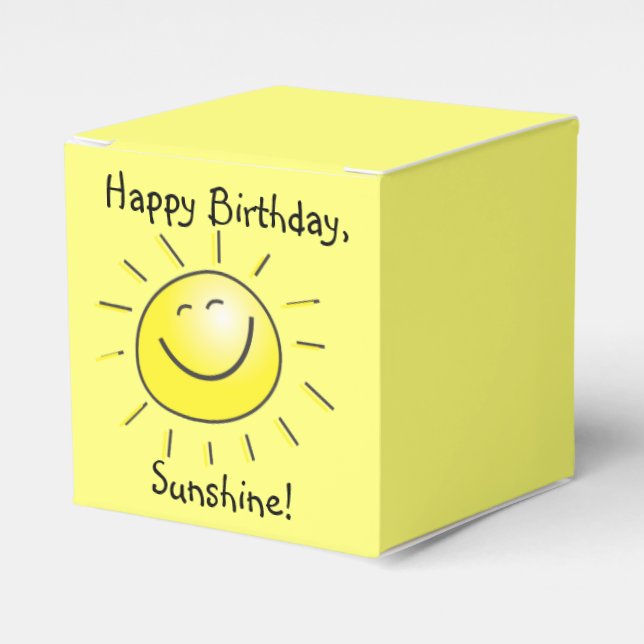 Ballotins Joyeux anniversaire, soleil ! (Verso)