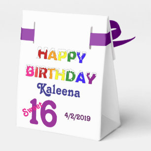 Ballotins Joyeux Anniversaire Sweet 16