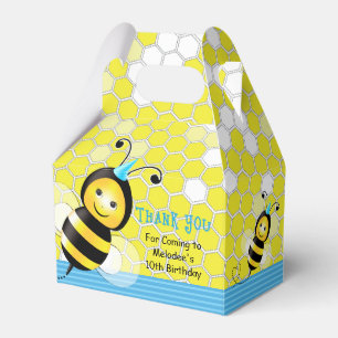 Ballotins Joyeux Bee Birthday Gable Box