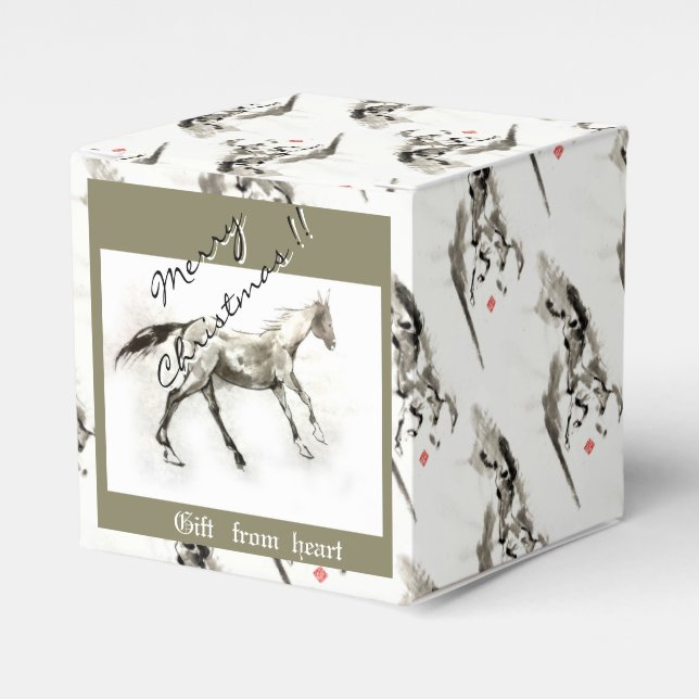 Ballotins Joyeux Noël avec cheval (réécriture par yiurself) (Verso)