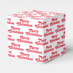 Ballotins Joyeux Noël rouge blanc motif mignon vacances