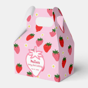 Ballotins Joyeux Premier Anniversaire Fraise Sucrée