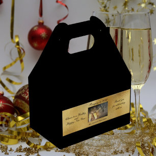 Ballotins Joyeux réveillon du Nouvel An Elegant Black Gold m