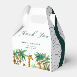Ballotins Jungle Giraffe Cute Élégant Bonjour Baby shower