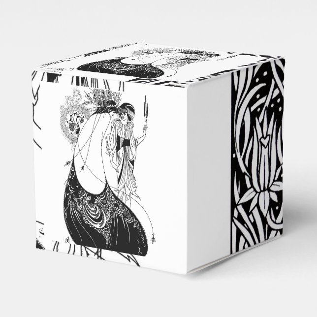 Ballotins Jupe Peacock Beardsley Art Nouveau (Verso)