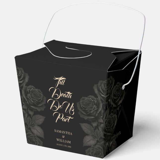 Ballotins Jusqu'à ce que la mort nous fait partie Rose noir  (Recto)
