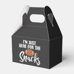 Ballotins Juste ici pour les snacks Football Américain Drôle