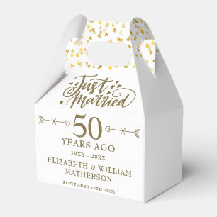 Ballotins Juste marié 50ème anniversaire de Mariage d'or