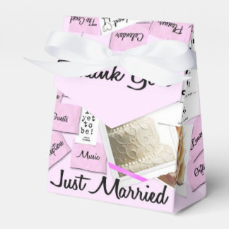 Ballotins Juste Marié Merci mariage Favor Box