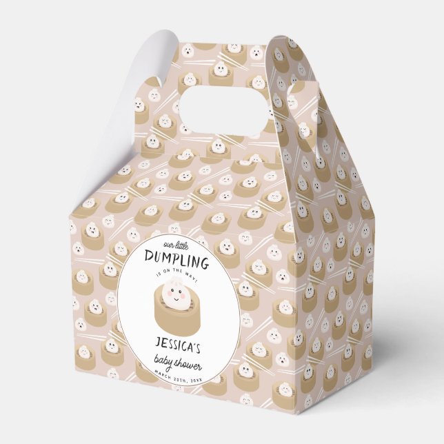 Ballotins Kawaii Little Dumpling Baby shower neutre entre le (Verso)