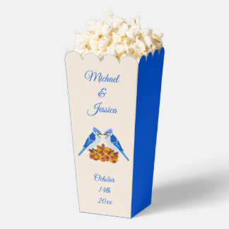 Ballotins Kissing Blue Jays Mariage de automne personnalisé