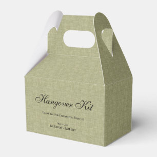 Ballotins Kit de récupération de gueule de bois en lin vert