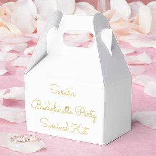Ballotins Kit de survie pour la fête de bachelorette Boxes H