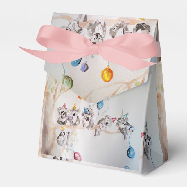 Ballotins Koalas Koala Art Anniversaire Ballotin de gâteau (Verso)