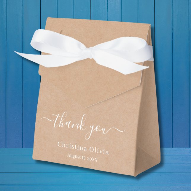 Ballotins Kraft papier pays rustique (Créateur téléchargé)