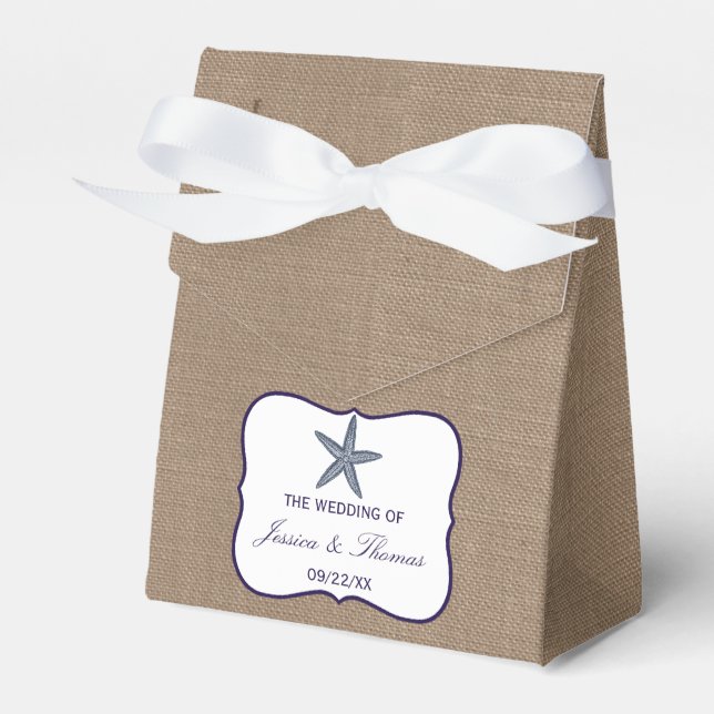 Ballotins La collection de mariages de la marine Starfish Bu (Verso)