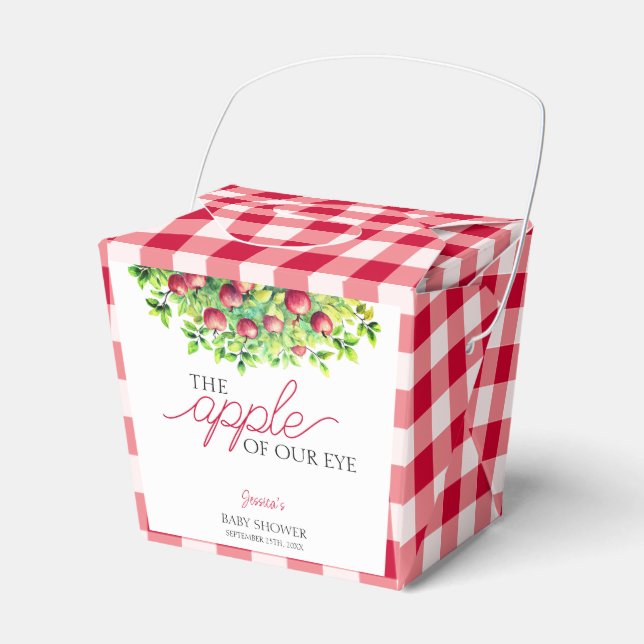 Ballotins La pomme de notre Baby shower d'action de grâces o (Verso)