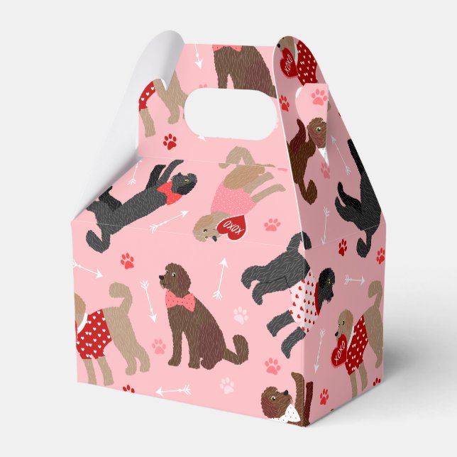 Ballotins Labradoodle / Goldendoodle Valentine Motif (Verso)