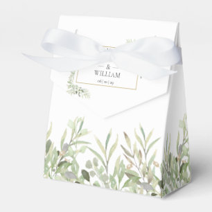 Ballotins L'amour est doux vert Mariage de feuillage