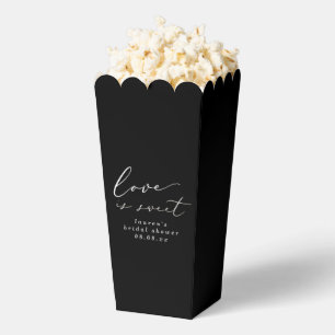 Ballotins L'amour noir et blanc est doux Popcorn pour la fêt