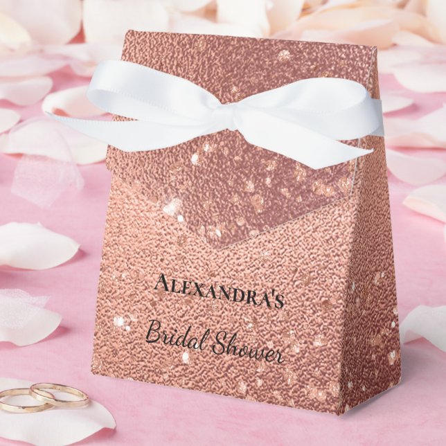 Ballotins Lancement de fête de mariage Rose Gold Glitz Glitt (Mariage)