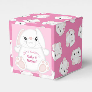 Ballotins Lapin Baby shower rose