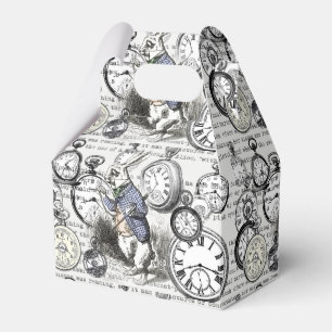 Ballotins Lapin Blanc Alice au Pays des Merveilles Horloges 