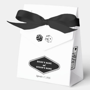 Ballotins Las Vegas Casino Destination Mariage Noir Blanc