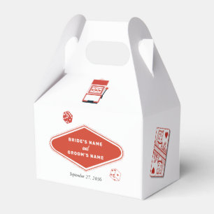 Ballotins Las Vegas Casino Destination Mariage Rouge Blanc