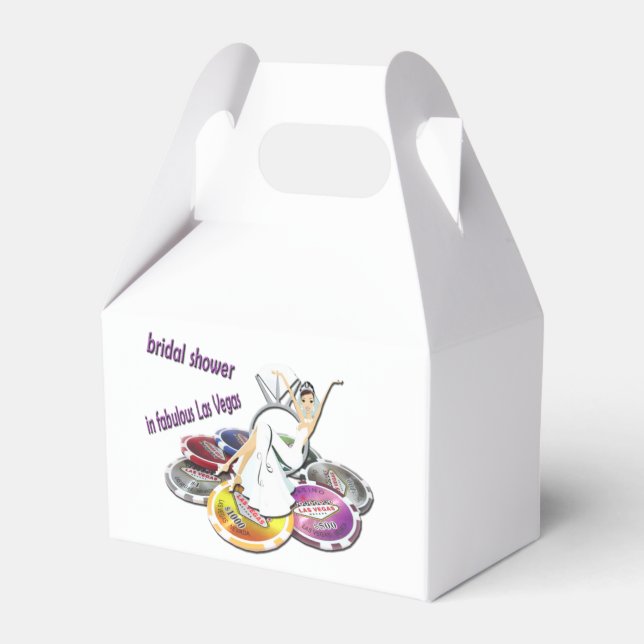Ballotins Las Vegas FÊTE DES MARIÉES Ballotin Gable (Verso)