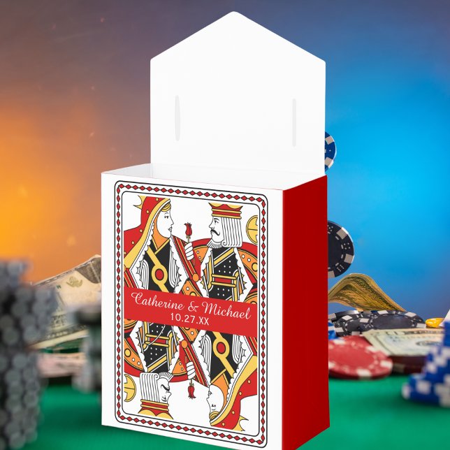 Ballotins Las Vegas Jouer Carte King & Queen Mariage (Créateur téléchargé)