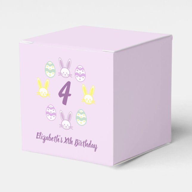 Ballotins Lavande Pâques 4e anniversaire (Verso)