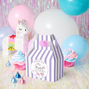 Ballotins Lavande Rayures Parisiennes Baby Shower de Mariée