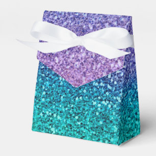 Ballotins Lavande violet et Turquoise Aqua Green Sparkly Par