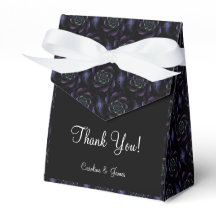 Lavande violette Turquoise Floral noir