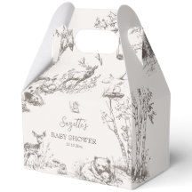 Le Baby shower des animaux des bois