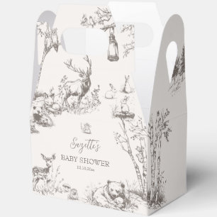 Ballotins Le Baby shower des animaux des bois