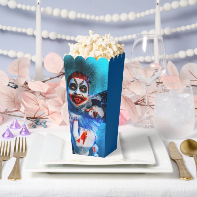 Ballotins Le clown de SlipperyJoe Happy Halloween rouge b (Mariage)