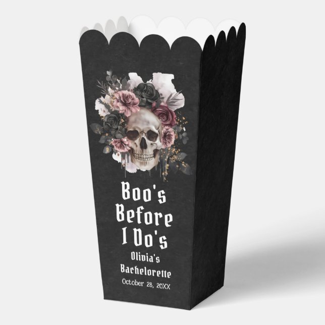 Ballotins Le crâne floral Boo's Before I Do's Bachelorette (Recto)