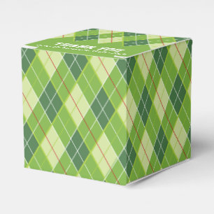 Ballotins Le golf à motifs de losanges de vert de style vou