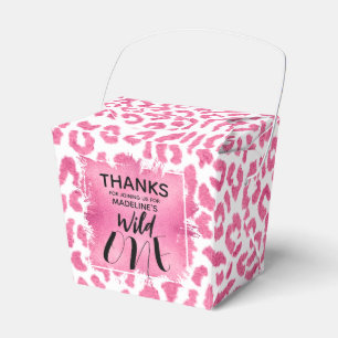 Ballotins Leopard blanc rose 1er anniversaire
